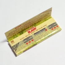 RAWペーパーORGANIC オーガニック1 1/4サイズ50枚入×5個セット長さ76mm×幅44mm（約）