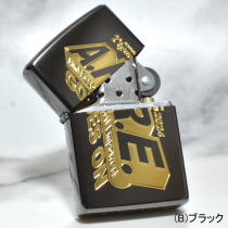 限定生産100個阪神タイガースZippo「A.R.E. GOES ON 2024」(B)ブラックHTZ-ARE GOES ON GD