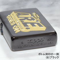 限定生産100個阪神タイガースZippo「A.R.E. GOES ON 2024」(B)ブラックHTZ-ARE GOES ON GD