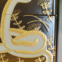 令和七年度干支「巳」モデル本金蒔絵（2LAC-SNAKE）