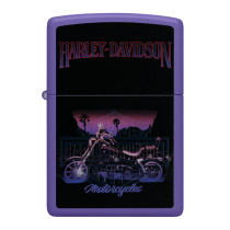 HARLEY-DAVIDSONハーレーダビッドソンHD-46676（紫×バイク）