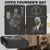 この(ジッポー・ファウンダーズ・デイ 2023 #48702Zippo Founder's Dayハイポリッシュブラック両面)の商品詳細ページを見る
