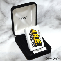 限定生産100個阪神タイガースZippo「A.R.E. GOES ON 2024」(A)ホワイトHTZ-ARE GOES ON カラー