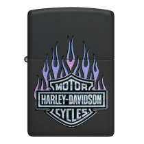 HARLEY-DAVIDSONハーレーダビッドソンHD-46677（黒×紫炎）