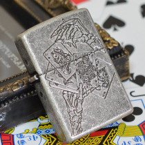 アンティークポーカーSV（シルバー）トランプPoker Skull