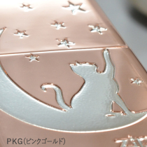  月とネコ PKGツキトネコピンクゴールド