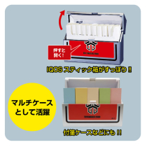 仮面ライダークウガ加熱式タバコ対応マルチハードケース(iQOSアイコスケース)ビートチェイサー ブラック