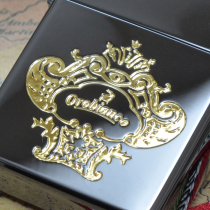 Orobiancoオロビアンコ片面エッチングブラックニッケル（ORZ-003 BK）