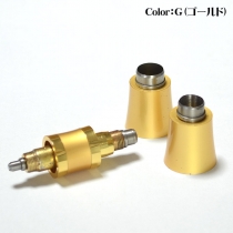 シガー・葉巻用クワトロパンチカッターG ゴールド直径約 8 , 7 , 4 , 2mmQudra Punchby HIPPOTEC Cigar