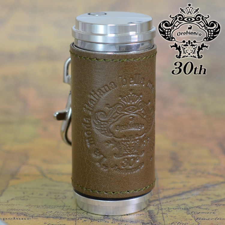 この(<font color=orange><B>50個限定生産</B></font>Orobianco オロビアンコ 30周年記念携帯灰皿 Khaki（カーキ）)の商品詳細ページを見る