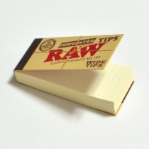RAWヘンプコットンワイドチップス50枚入×5個セット長さ58mm×幅25mm（約）