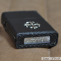 本牛革巻き手縫い クロスメタル レッド・赤