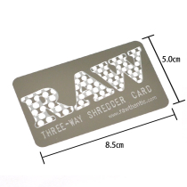 RAW カードシュレッダーThree-way shredder card