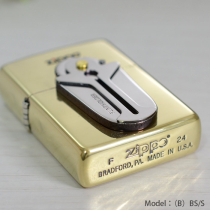 発火石をストックできるフリントホルダー付きZIPPOSV/B(シルバー)