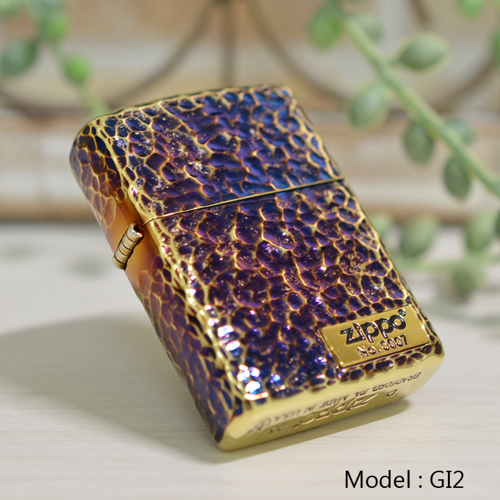 ARMOR アーマー 5面ハンマートーン 金メッキいぶし ロゴプレート(右下)PG2