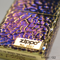 ARMOR アーマー 5面ハンマートーン 金メッキいぶし ロゴプレート(右下)PG2