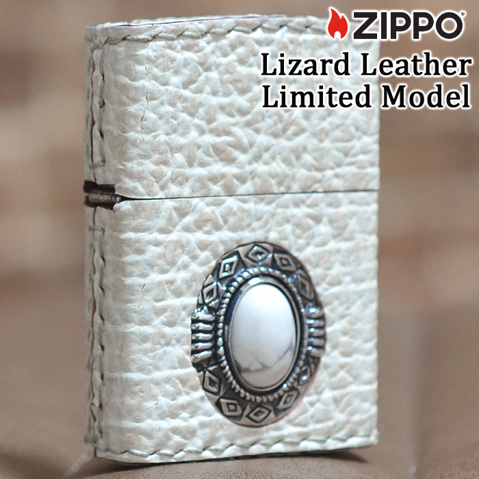 この(<font color=orange><B>限定生産</B></font> Lizard Leatherトカゲ革巻き メタル石付きホワイト（ハウライト） )の商品詳細ページを見る