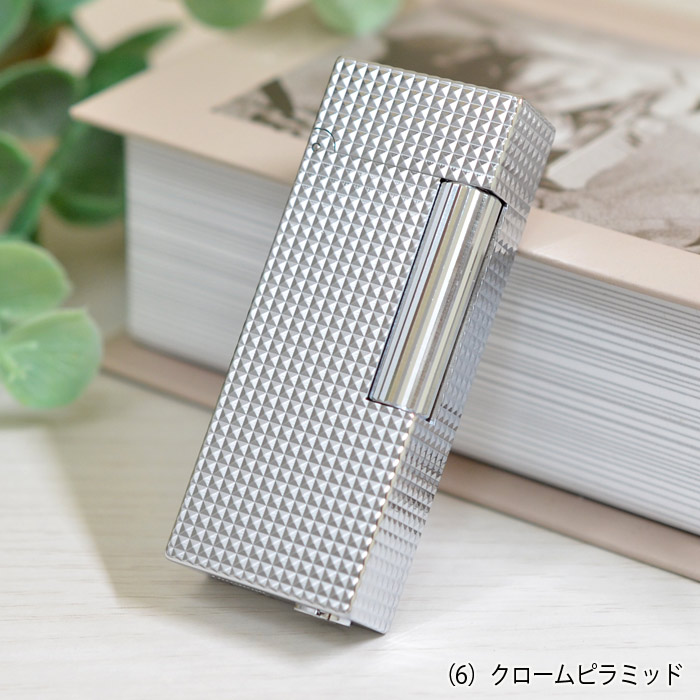 Windmill ウインドミル フリントオイルライターFOX-0006(6)クロームピラミッド