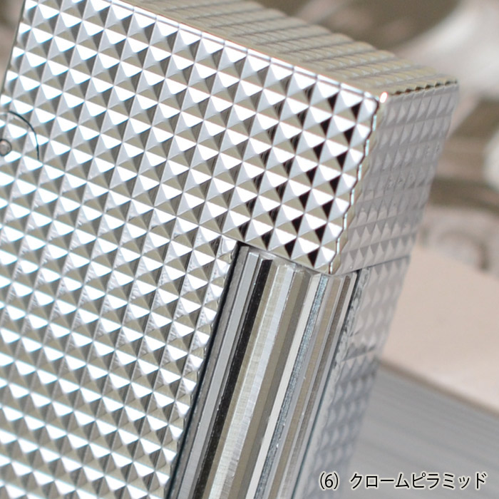 Windmill ウインドミル フリントオイルライターFOX-0006(6)クロームピラミッド