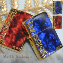 Marble Arabesqueマーブルアラベスク両面加工 ブルー