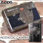 この(ノスタルジックカメラZippo NOSTALGIC CAMERA ブラック)の商品詳細ページを見る