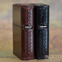 30個限定生産Orobianco オロビアンコ 30周年記念ZIPPO 本牛革巻き Black(黒)