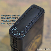 30個限定生産Orobianco オロビアンコ 30周年記念ZIPPO 本牛革巻き Black(黒)