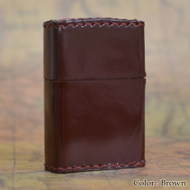30個限定生産Orobianco オロビアンコ 30周年記念ZIPPO 本牛革巻き Brown(茶)