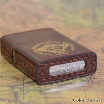 30個限定生産Orobianco オロビアンコ 30周年記念ZIPPO 本牛革巻き Brown(茶)