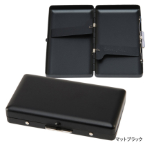 R.Y.O.ミニ手巻きタバコケースRYO CASE mini70mm（レギュラー）×12本収納  スリム用マットブラック1-23069-10