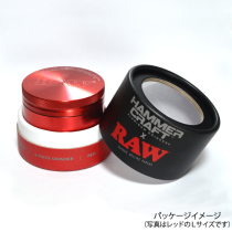 RAW×HAMMERCRAFTアルミニウムグラインダー Msize（直径55mm）BLACK ブラック